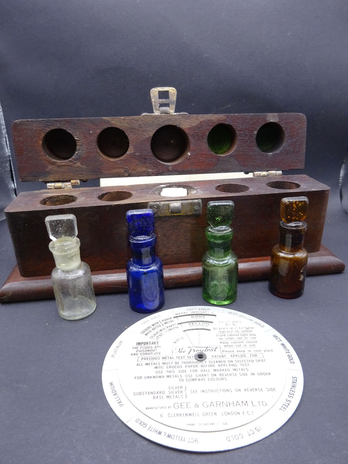 Antique Troytest (Precious Metal) Kit Rare Find