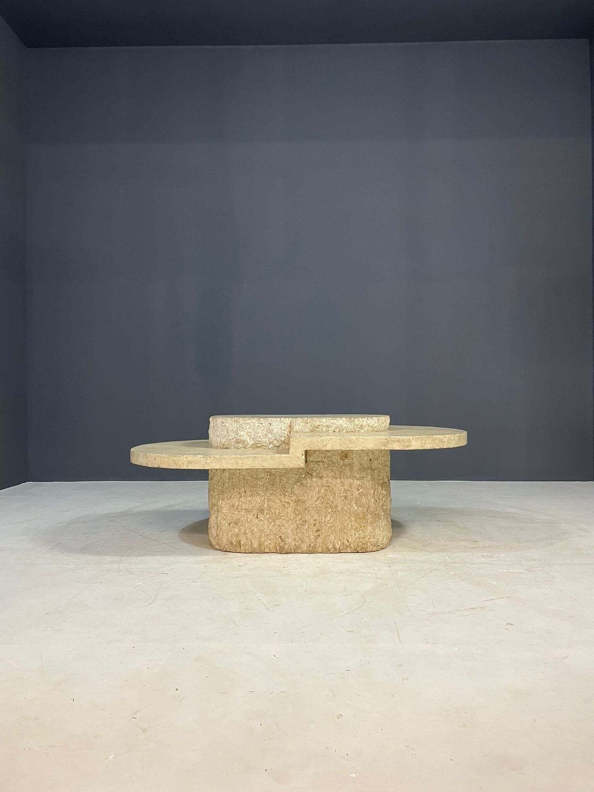 Mactan/Fossil Stone Coffee Table, Magnussen Ponte, 1980s photo Furniture