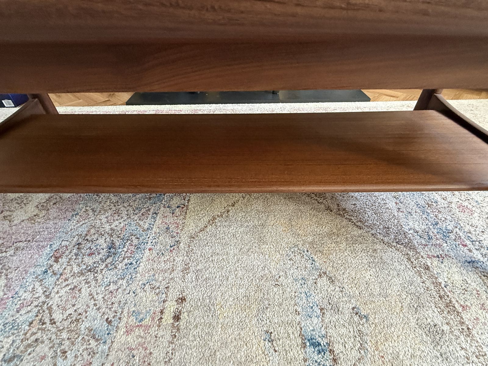 Vintage Mid Century Teak Surfboard Coffee Table photo Furniture