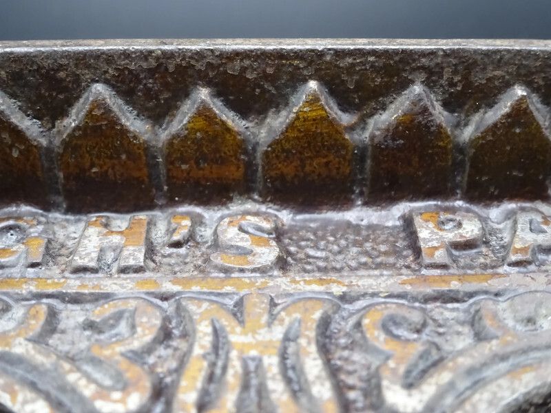 Art Nouveau Cast Metal  Cue/Umbrella Holder H Hough's Patent photo Furniture