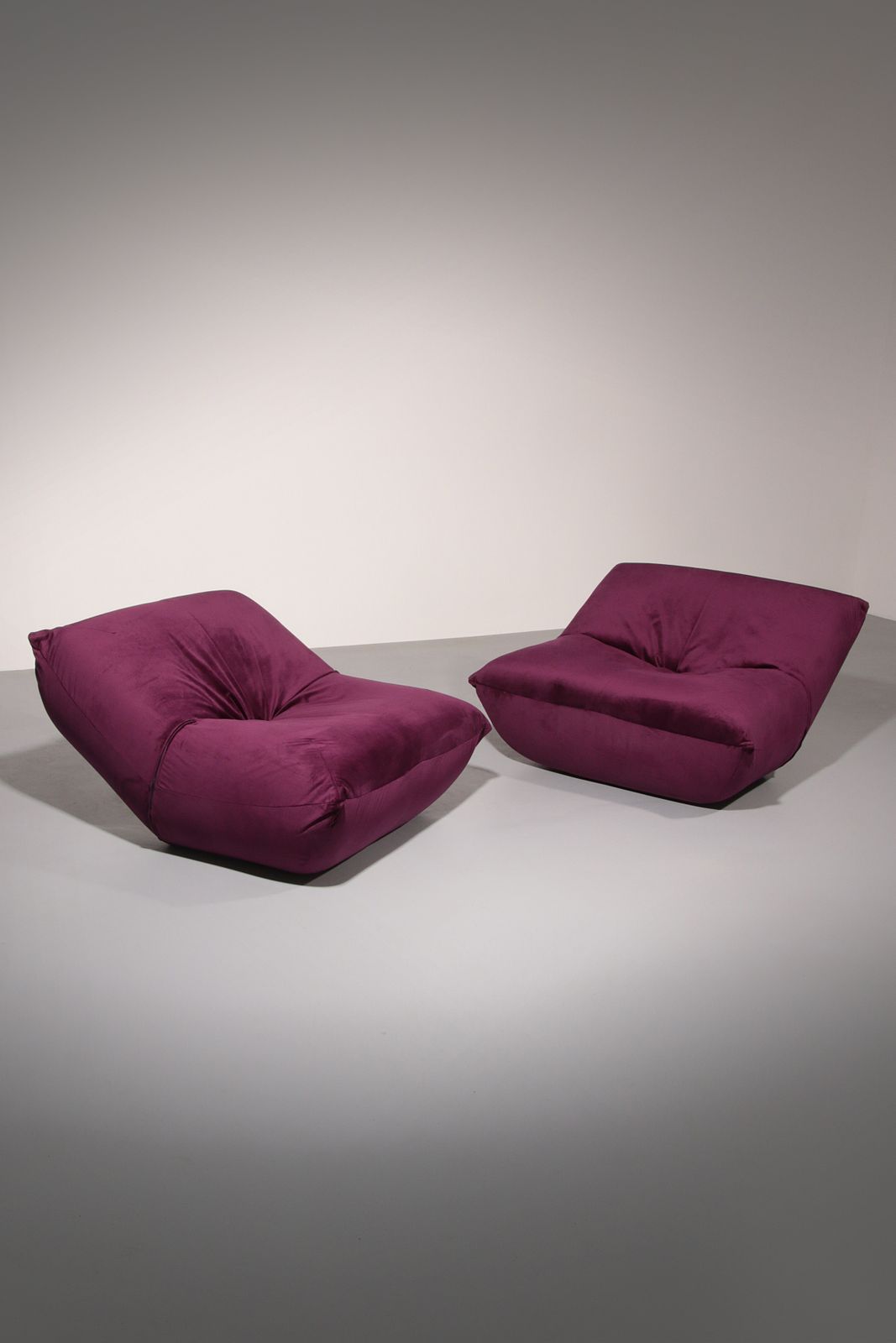 Purple Papillon Lounge Chairs By Guido Maria Rosati For Giovannetti photo buy