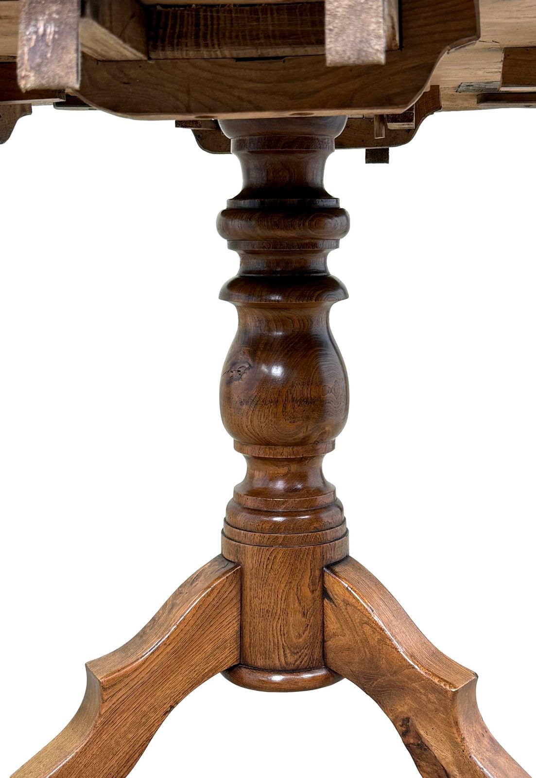 Rare 19th Century French Provincial Elm Dropleaf Centre Table (France, Circa 1850) photo furniture
