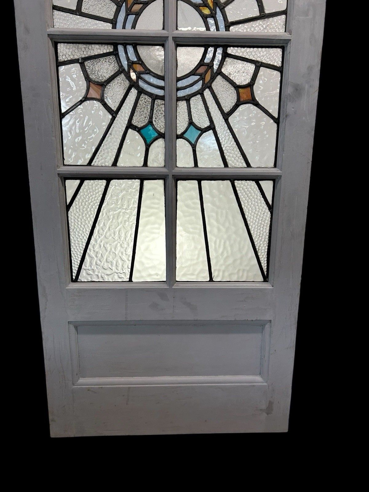 Art Deco Stained Glass Vestibule Internal Door Period Reclaimed Antique 20s 30s photo buy