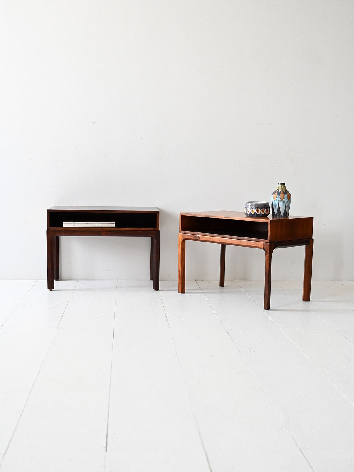 Pair Of Rosewood Bedside Tables By Kai Kristiansen