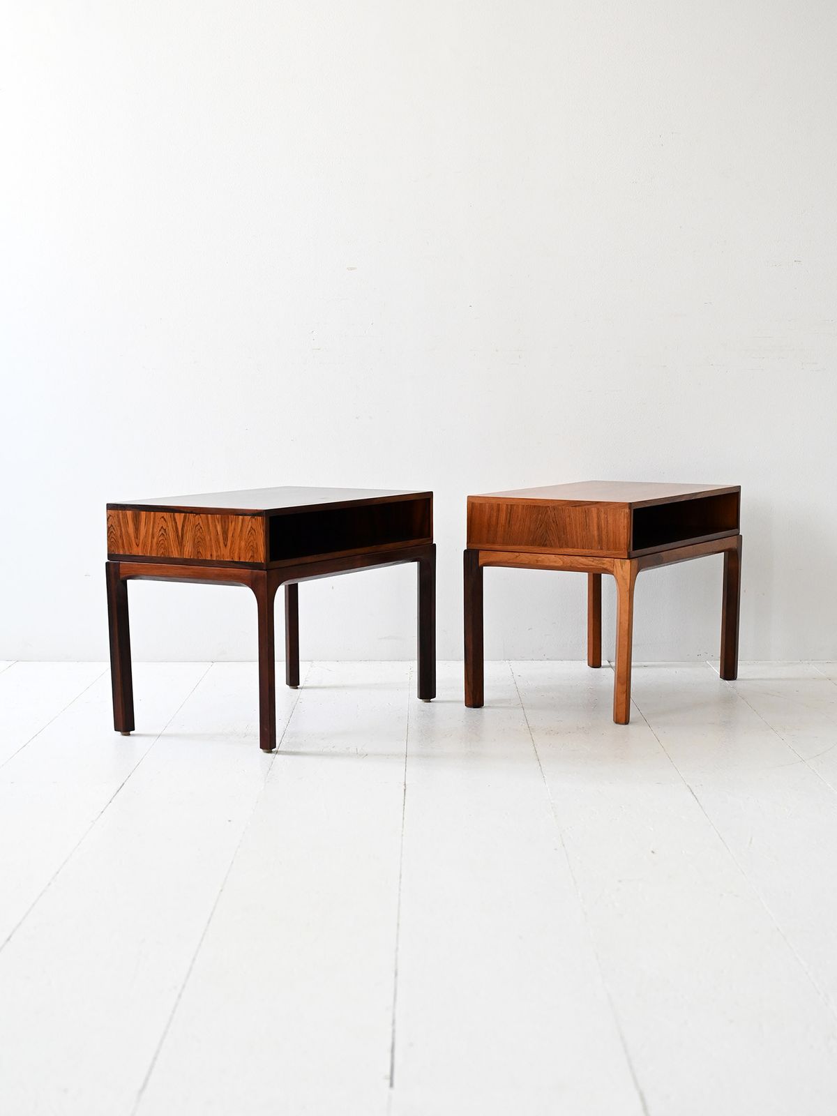 Pair Of Rosewood Bedside Tables By Kai Kristiansen photo Furniture