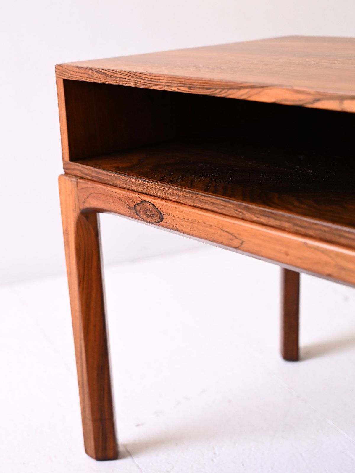 Pair Of Rosewood Bedside Tables By Kai Kristiansen photo vintage