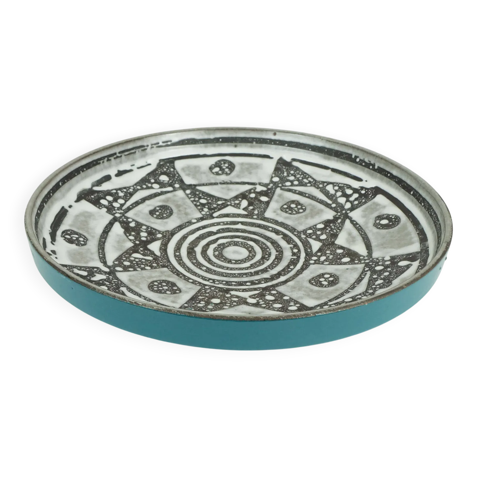 Large Carstens Bowl Decor Ankara Grey And Brown Glaze No. 1075 31 1960s
