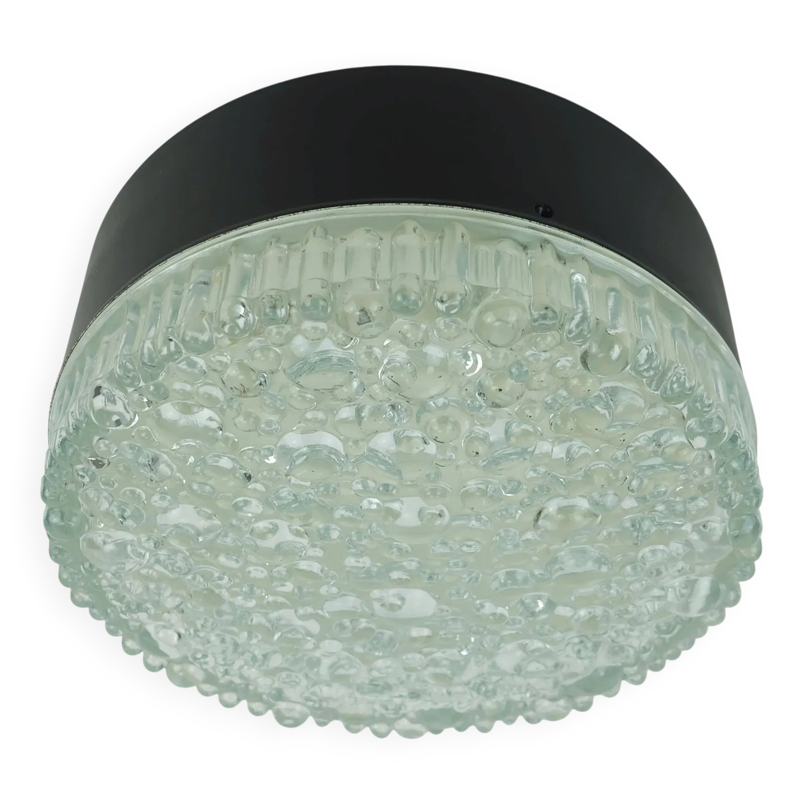No. 1 Of 2   Staff Ceiling Or Wall Light Model A 226 Bubble Glass From The 60s 70s