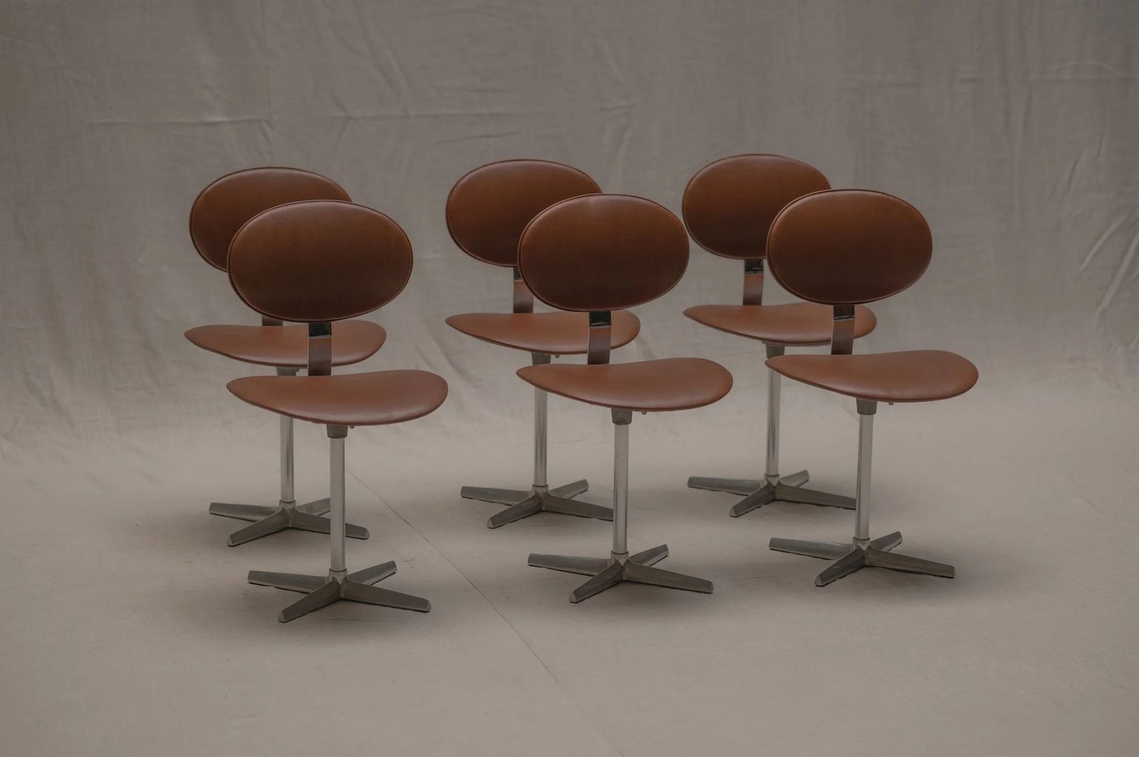Dining Chair Set By Beaufort   Belgium 1969 photo vinterior