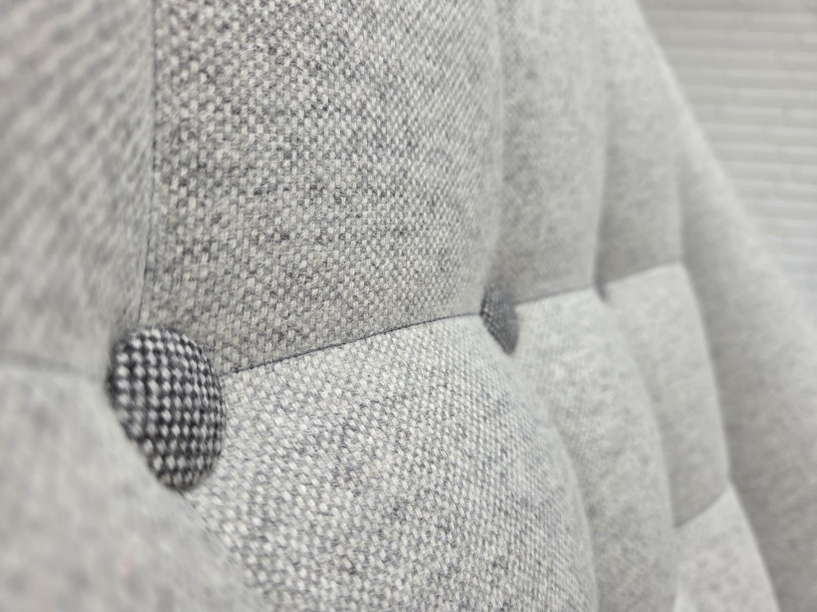 4850.0 1970s, Danish High Backed Armchair, Wool, Teak Wood. photo