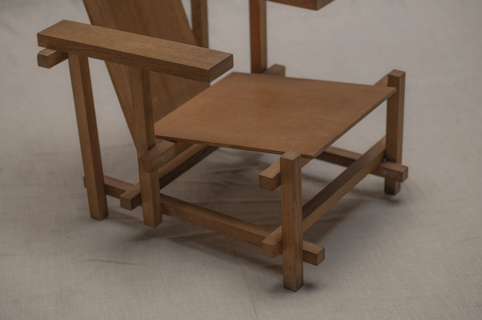 Modernist Armchair In The Manner Of Gerrit Rietveld   C.1960s photo furniture