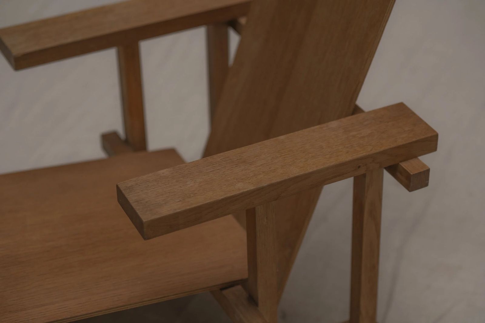 Modernist Armchair In The Manner Of Gerrit Rietveld   C.1960s photo buy