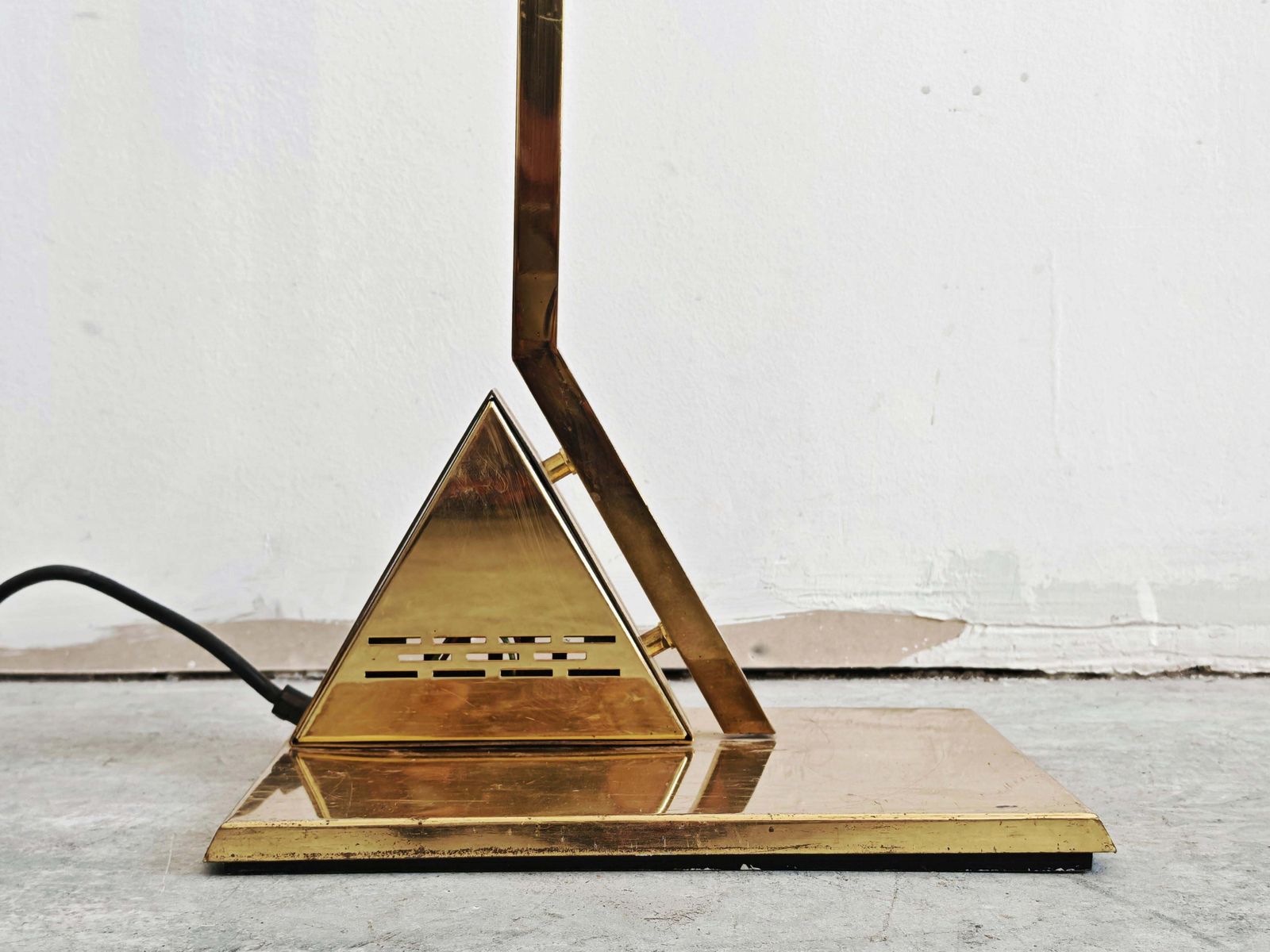 1200.0 Mid Century Brass Floor Lamp By Peill & Putzler, West Germany 1970s photo
