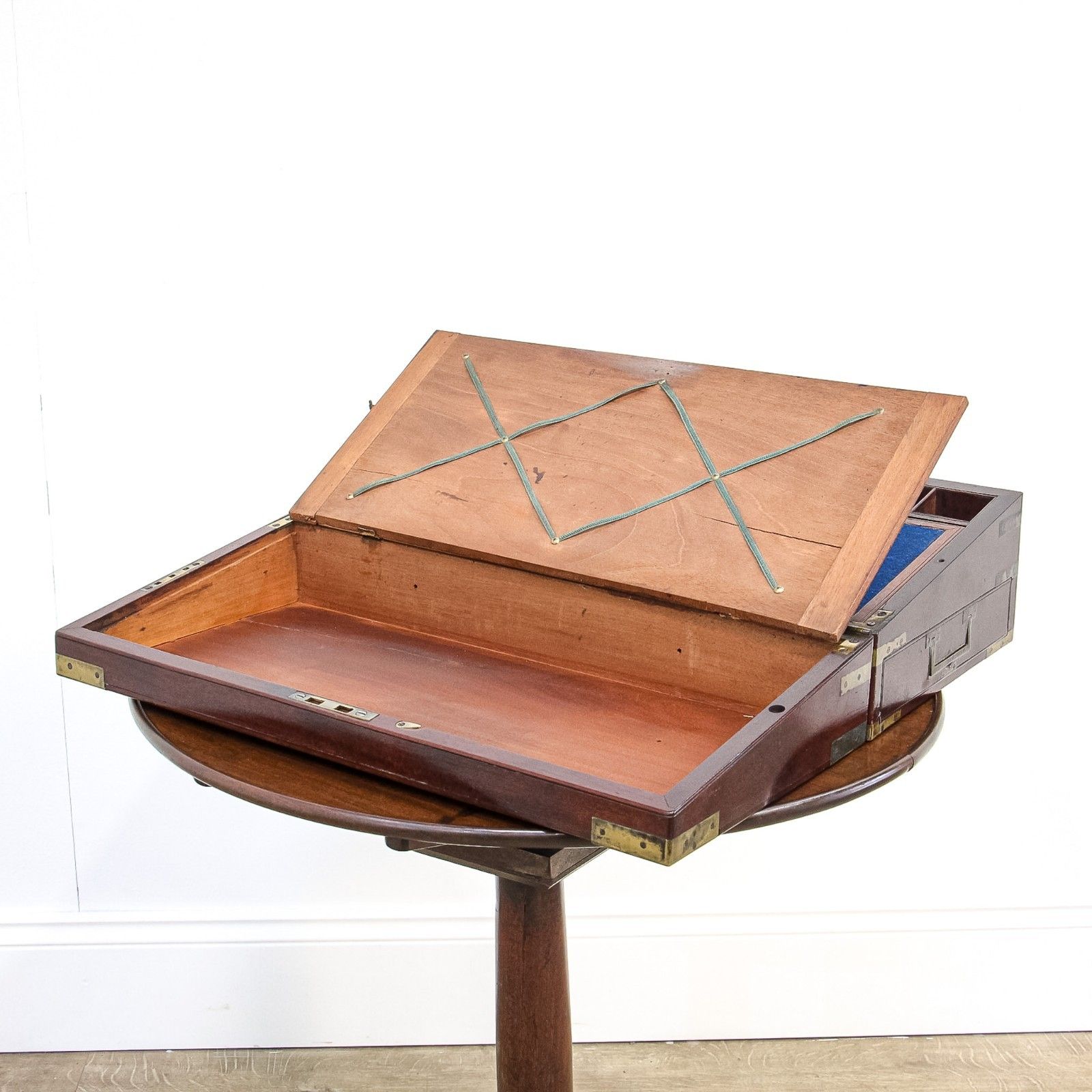 Victorian Mahogany Campaign Writing Slope photo Furniture