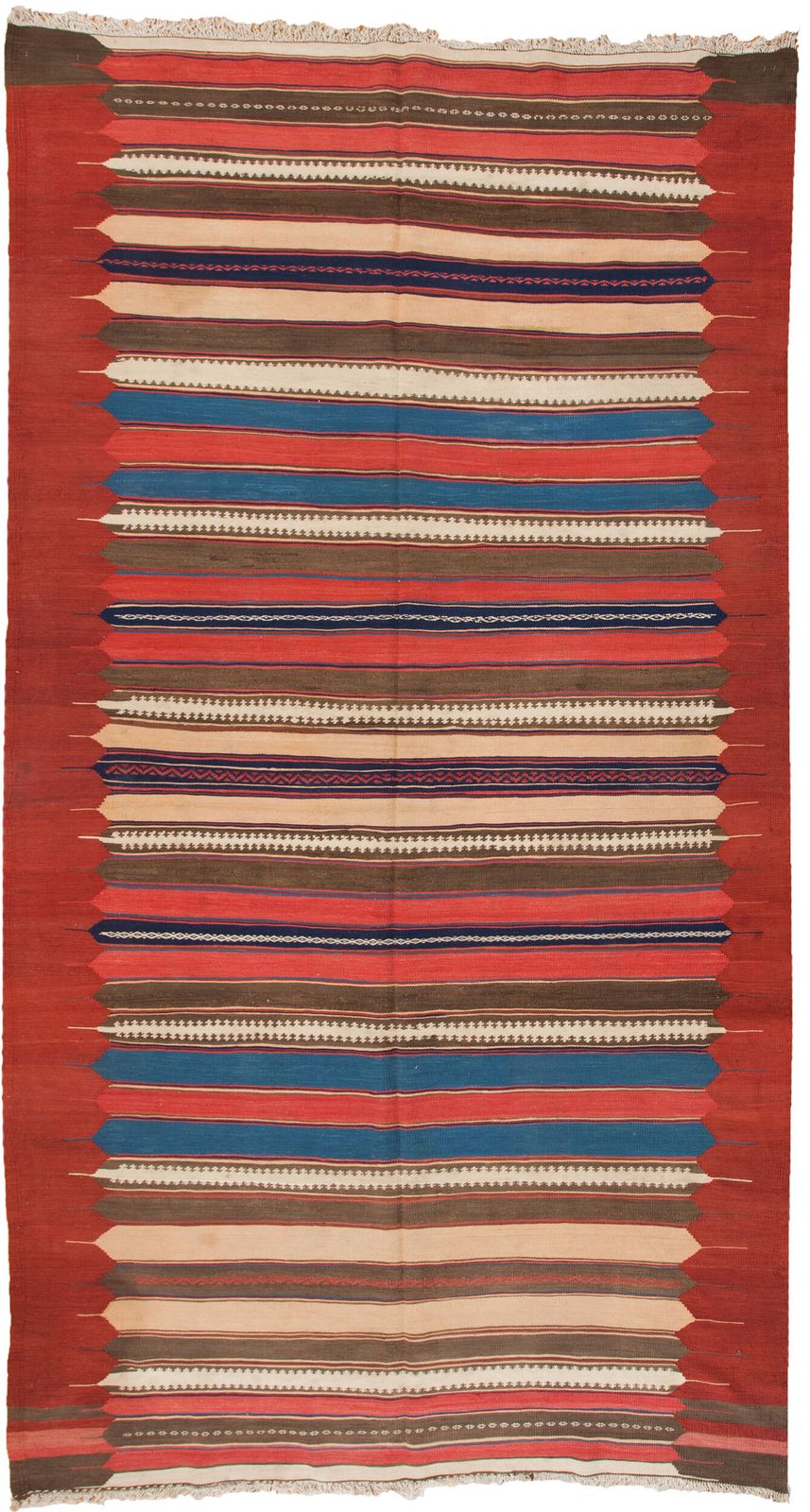 Antique Varamin Kilim Carpet 320x150cm
