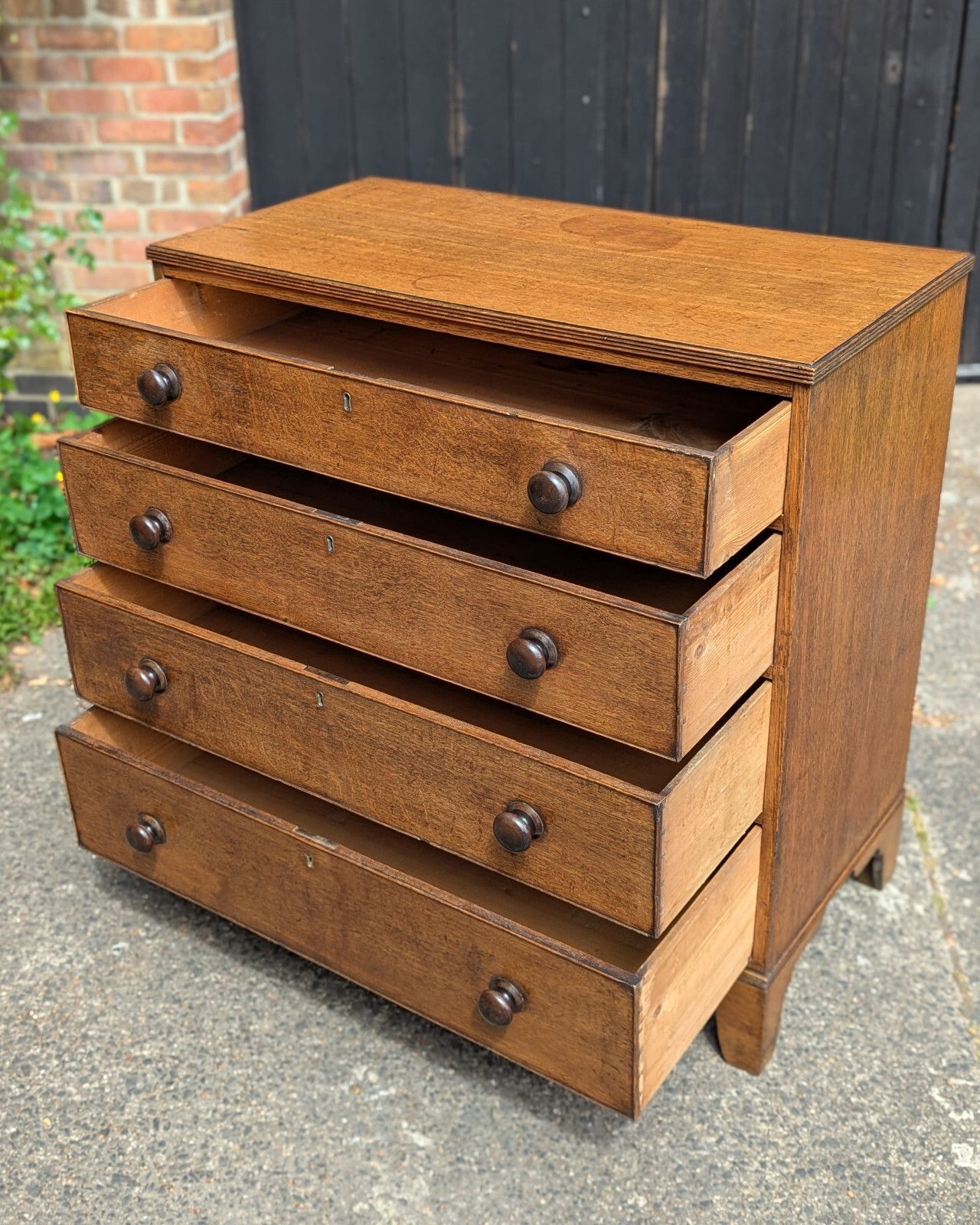 Antique Chest Of Drawers (Delivery Available) Country Oak photo for sale