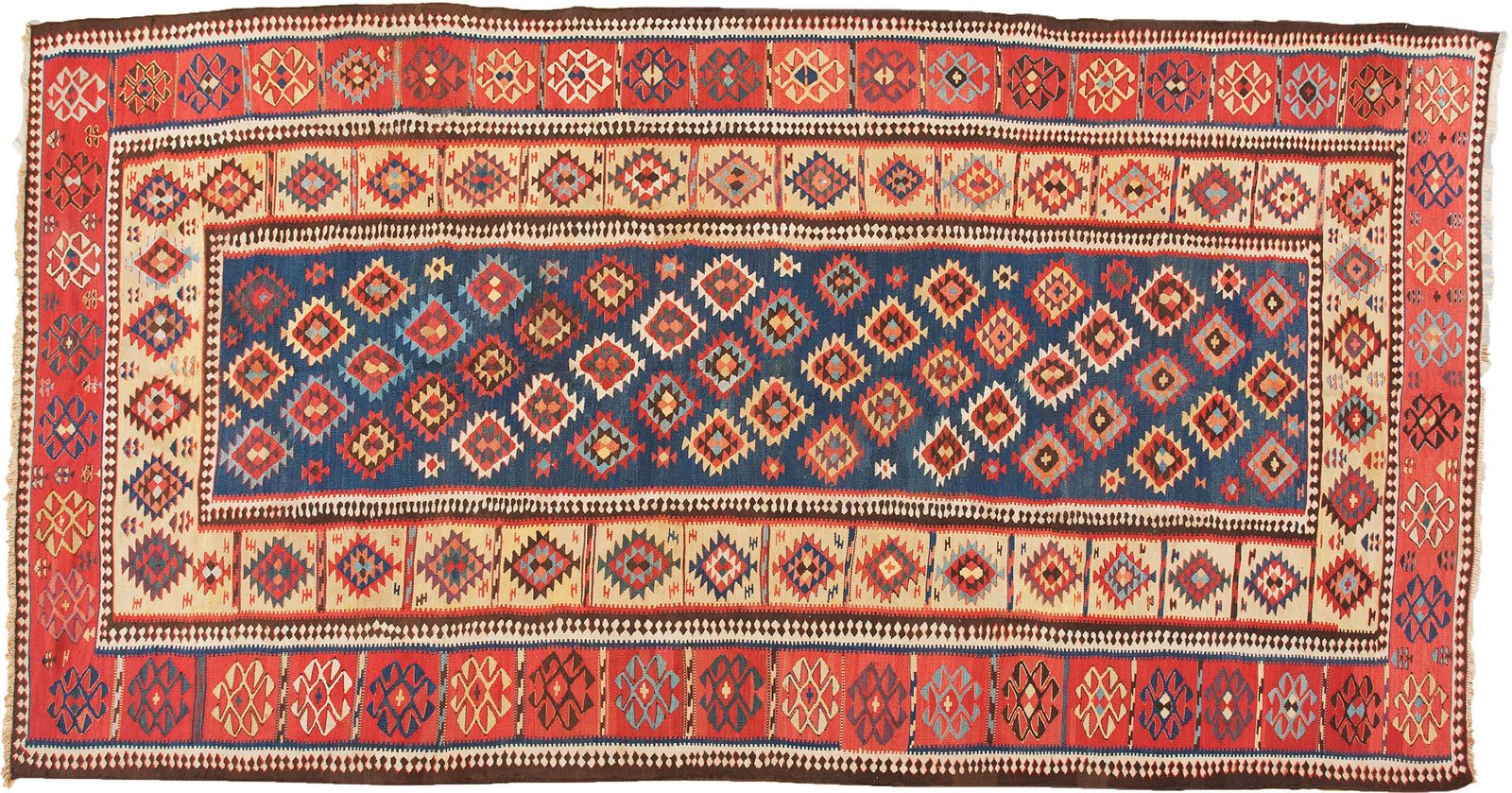 Antique Shirvan Kilim 365x170cm photo Textiles