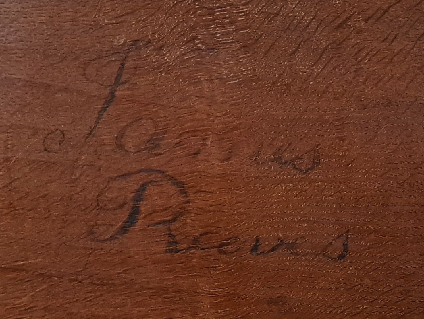 Signed Original Period Charles II Oak Mule Chest C. 1665 photo furniture