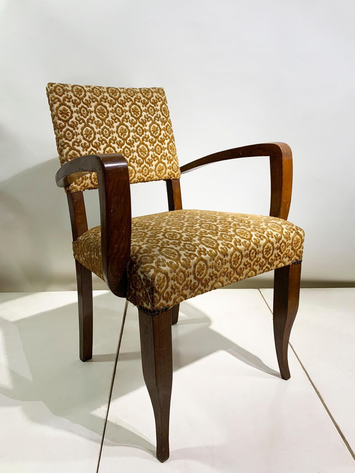 photo for sale Pair Of Art Deco Bridge/ Armchairs, France, Circa 1930's