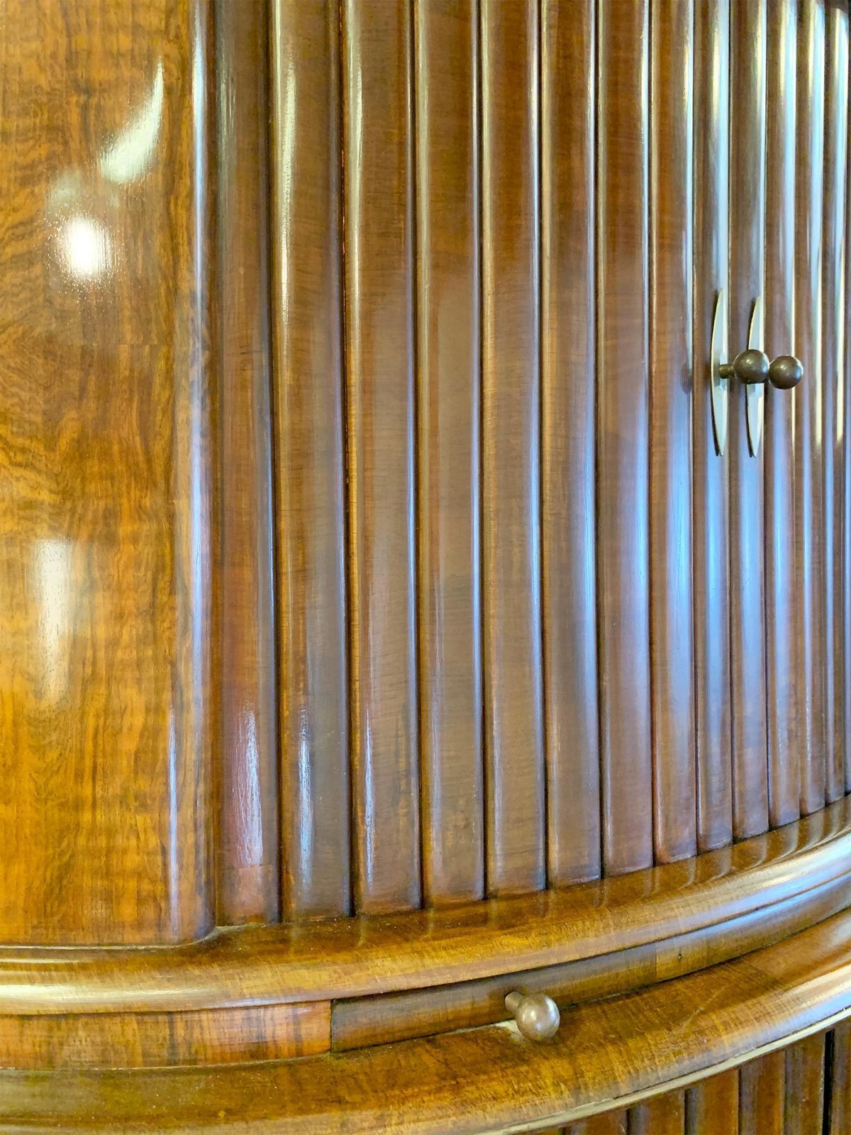 10488.0 Art Deco Dry Bar Cabinet, Circa 1930's photo
