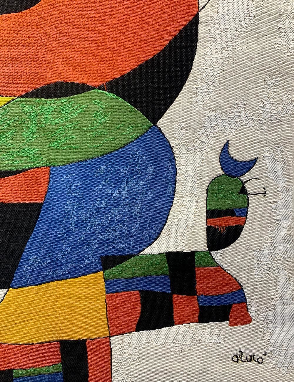 'Femme, Oiseau, étoile', Tapestry After The Painting Of Joan Miro By Jules Pansu photo Art
