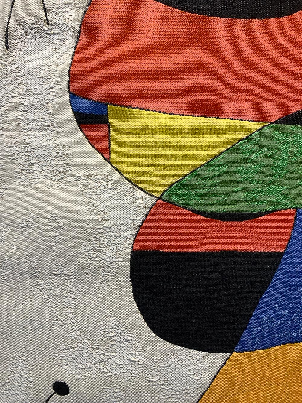 'Femme, Oiseau, étoile', Tapestry After The Painting Of Joan Miro By Jules Pansu photo vinterior