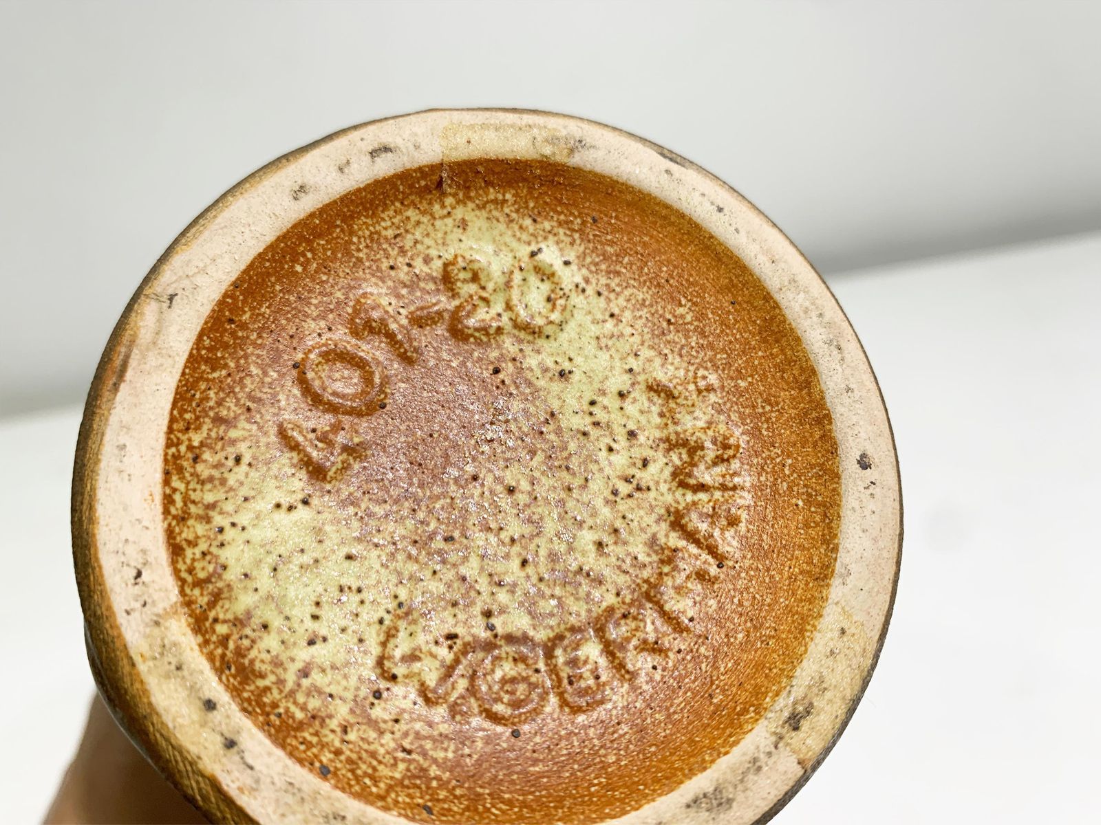 Vintage Ceramic Fat Lava Vase, Impressed "W.Germany", 1960's photo buy