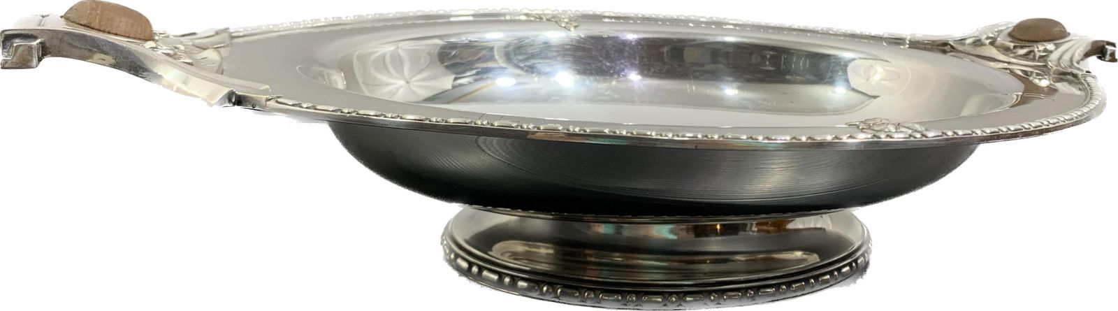 Mid 20th Century Silver Plated Vase Stamped By Roux Marquiand photo vinterior