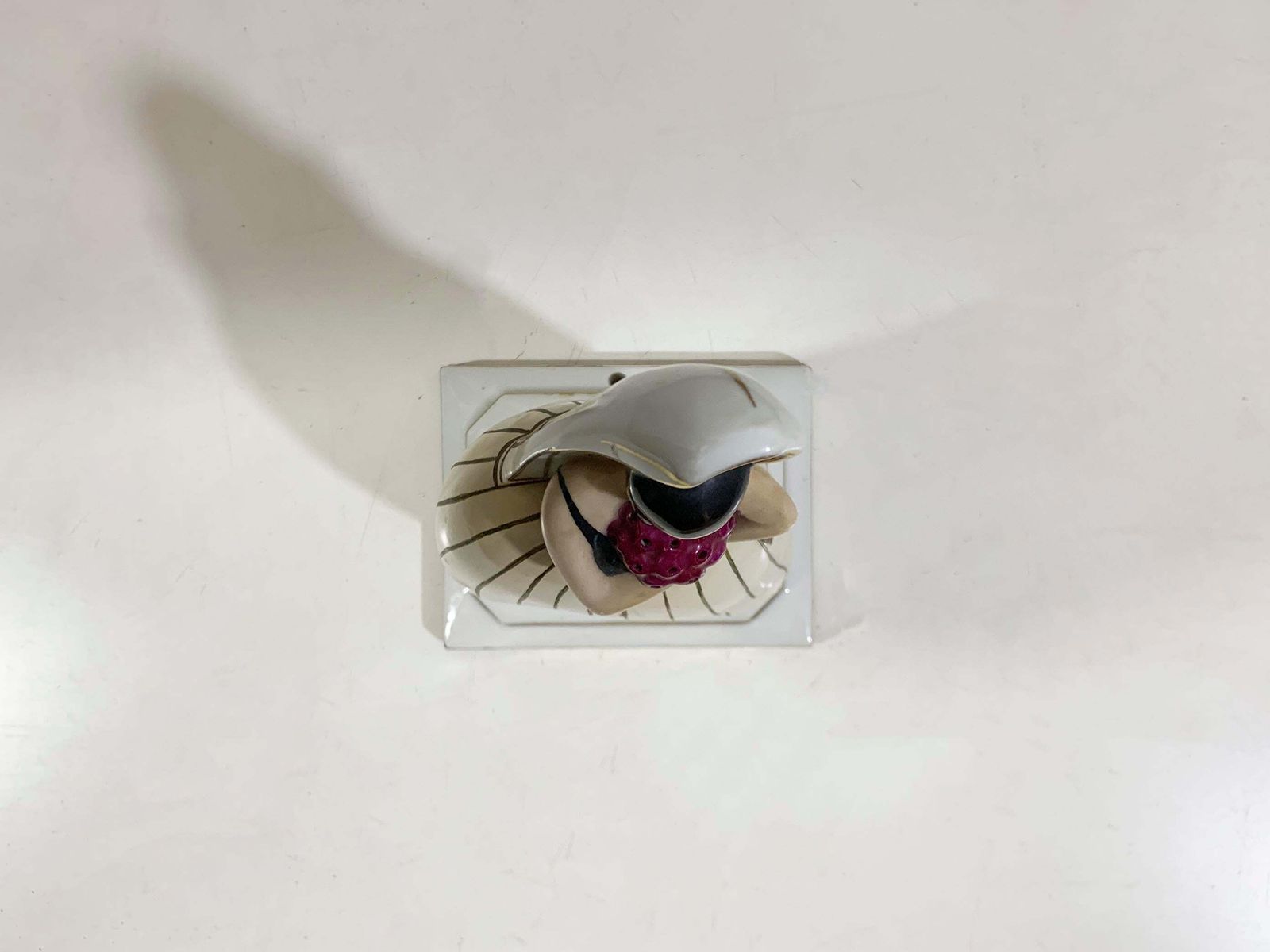 French Art Deco White Porcelain Figural Perfume Diffuser Stamped "Robj Paris" photo furniture