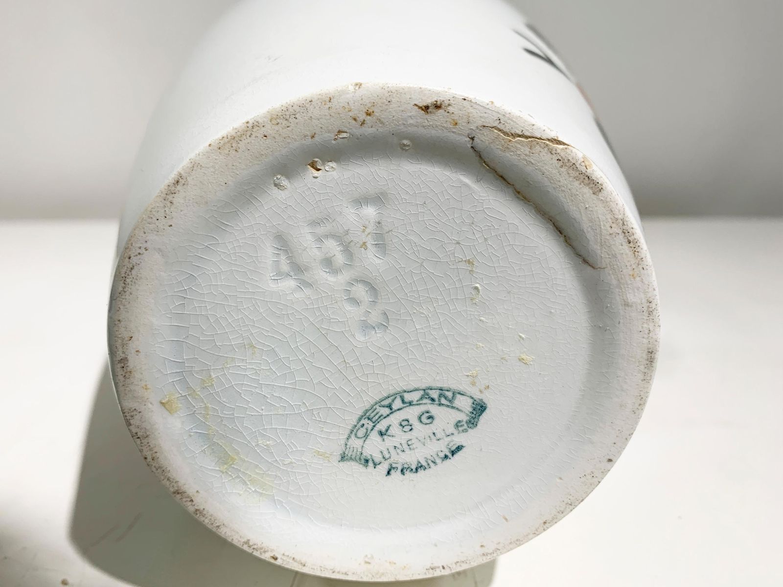 Art Deco Enameled Vase, Signed Keller And Guerin Luneville, France photo buy