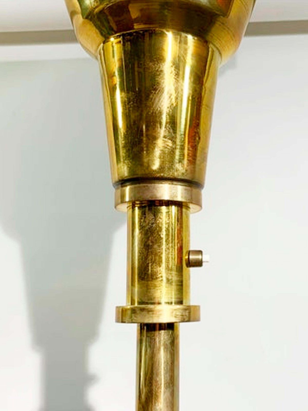 Art Deco Streamline Floor Lamp Torchiere, 1940s photo vintage