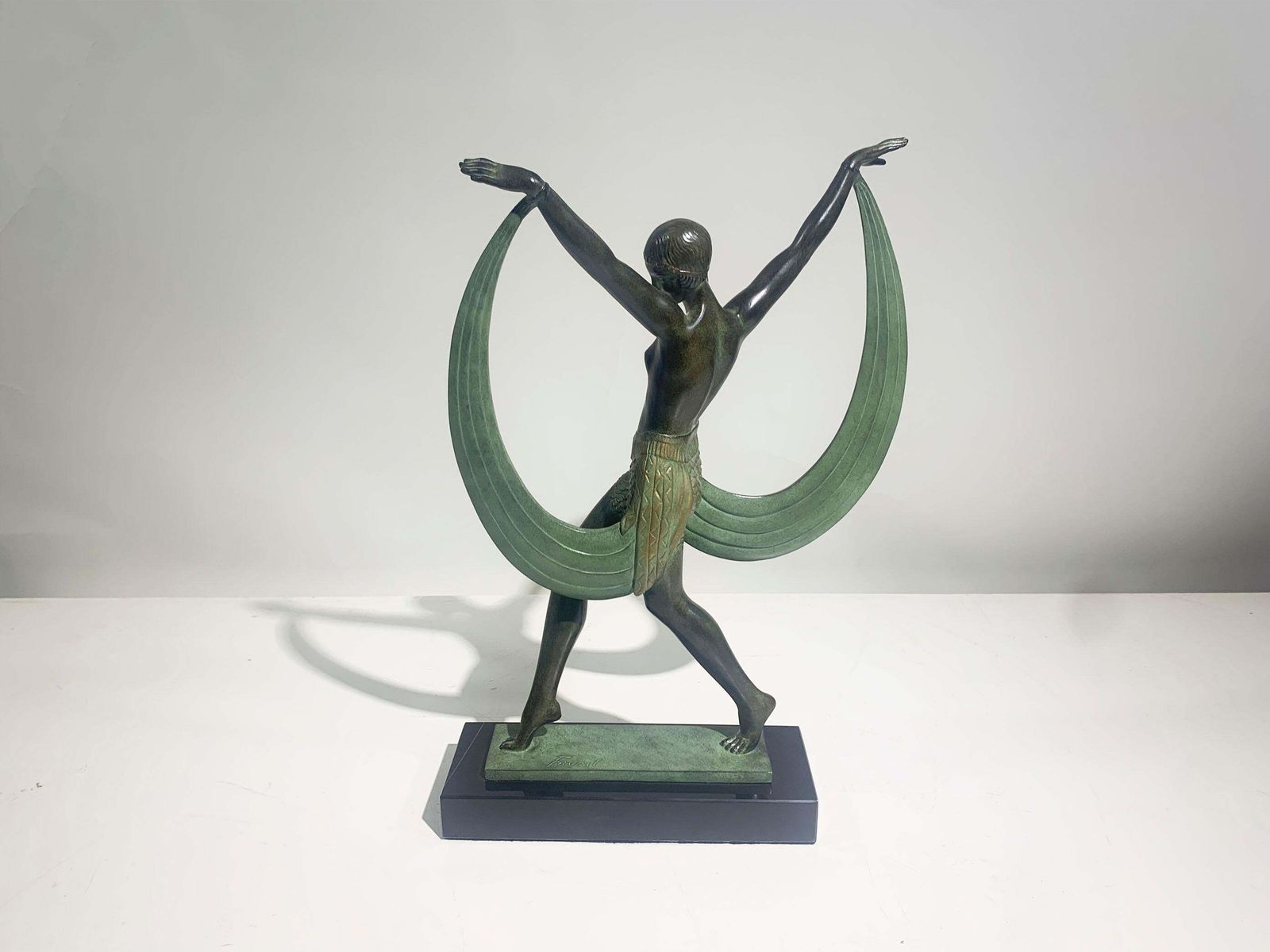 Lysis Dancer Sculpture Signed "Fayral"(Pierre Le Faguays) For Max Le Verrier photo 3657.0