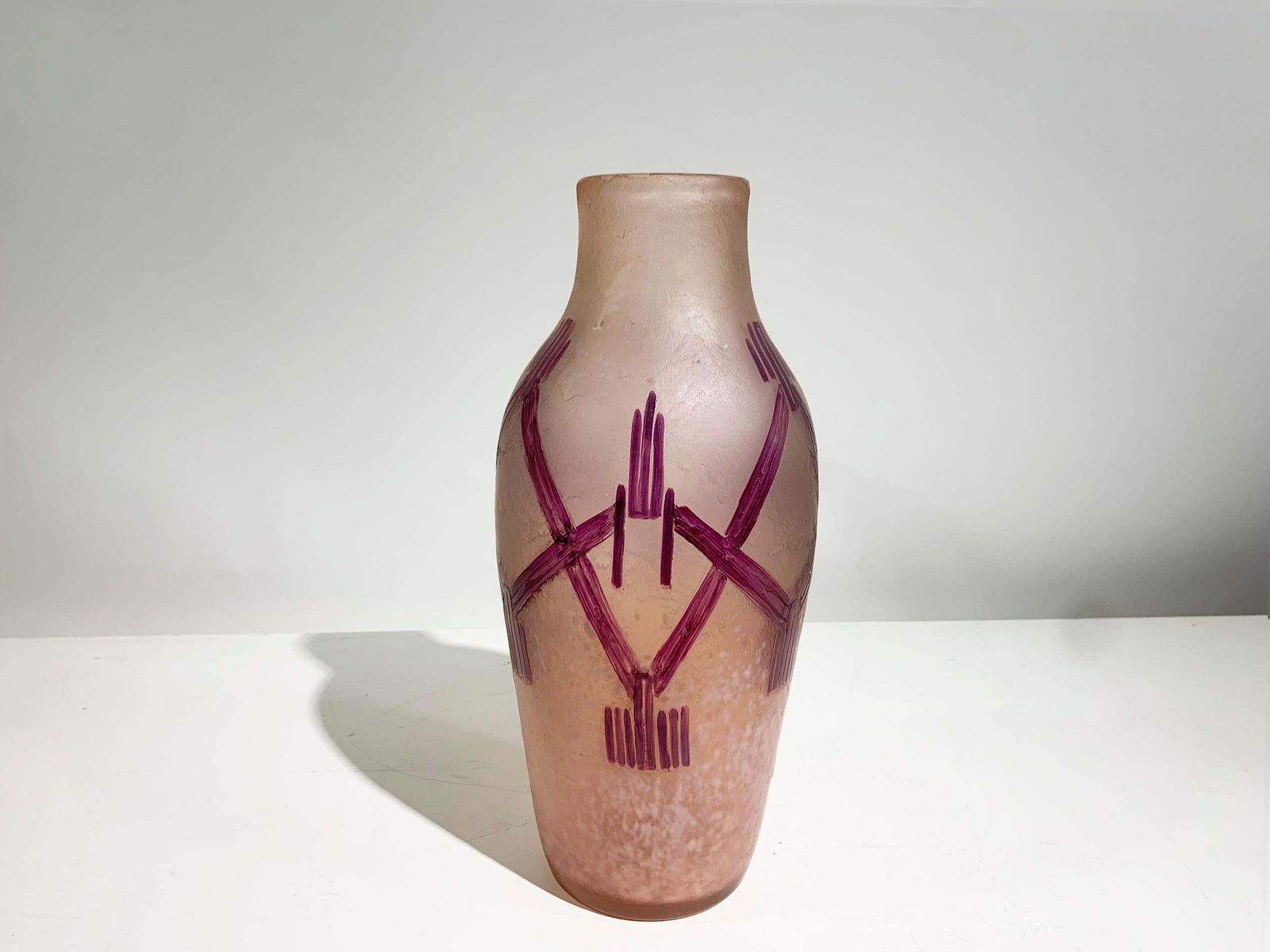 Art Nouveau Vase From "Rubi Series" Signed "Legras" By François Théodore Legras photo vinterior