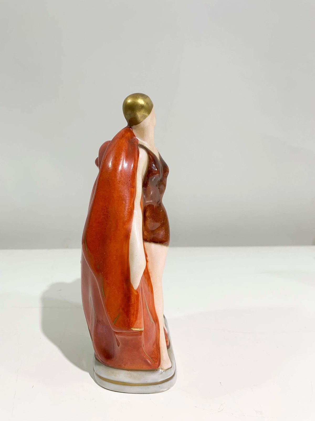 photo furniture Set Of 2 Art Deco Porcelain Figurines Signed Amelin   Rauche / "Limoges France"