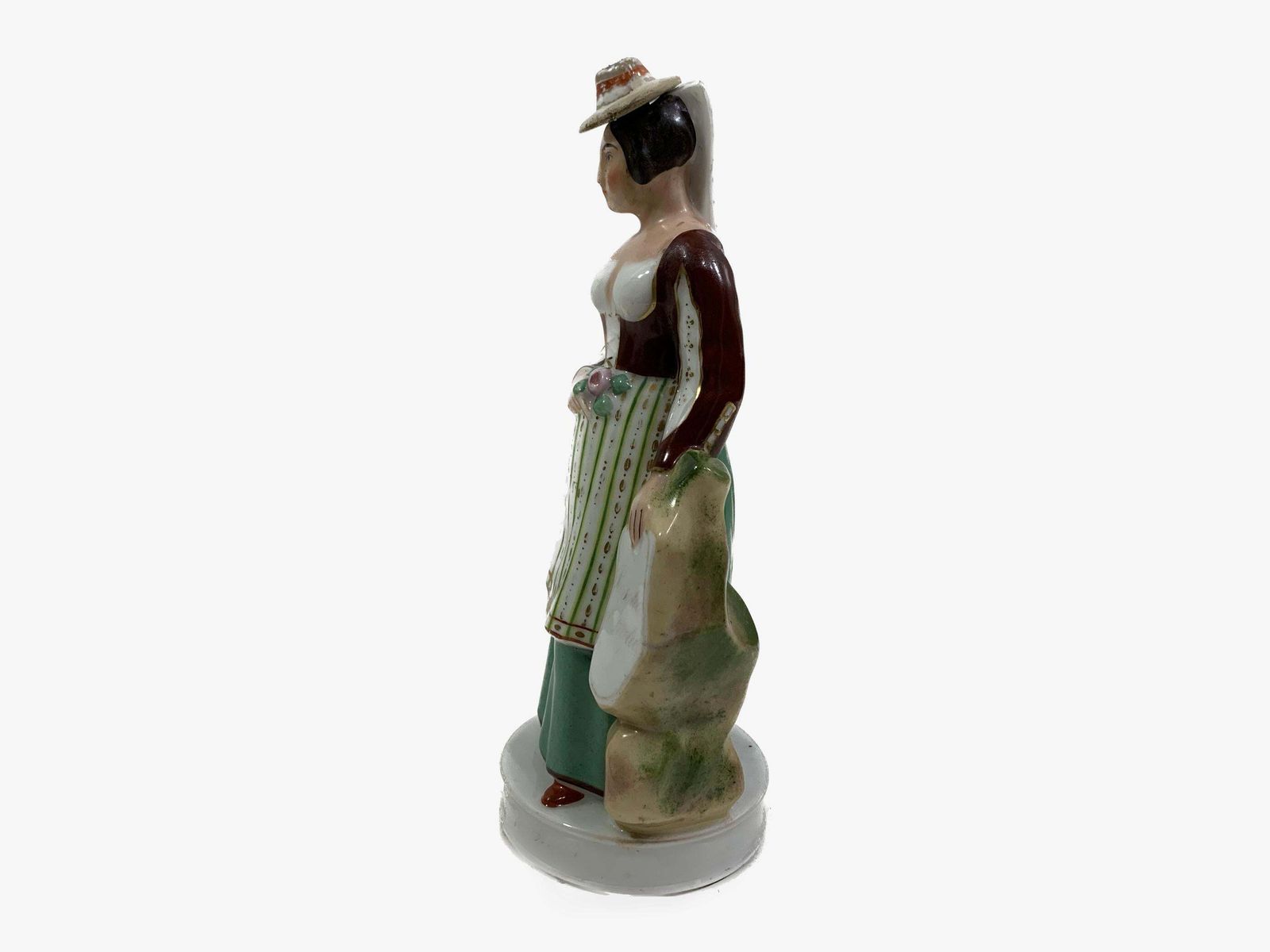 photo buy Set Of French Henriot Quimper Figural Liquor Bottles Signed