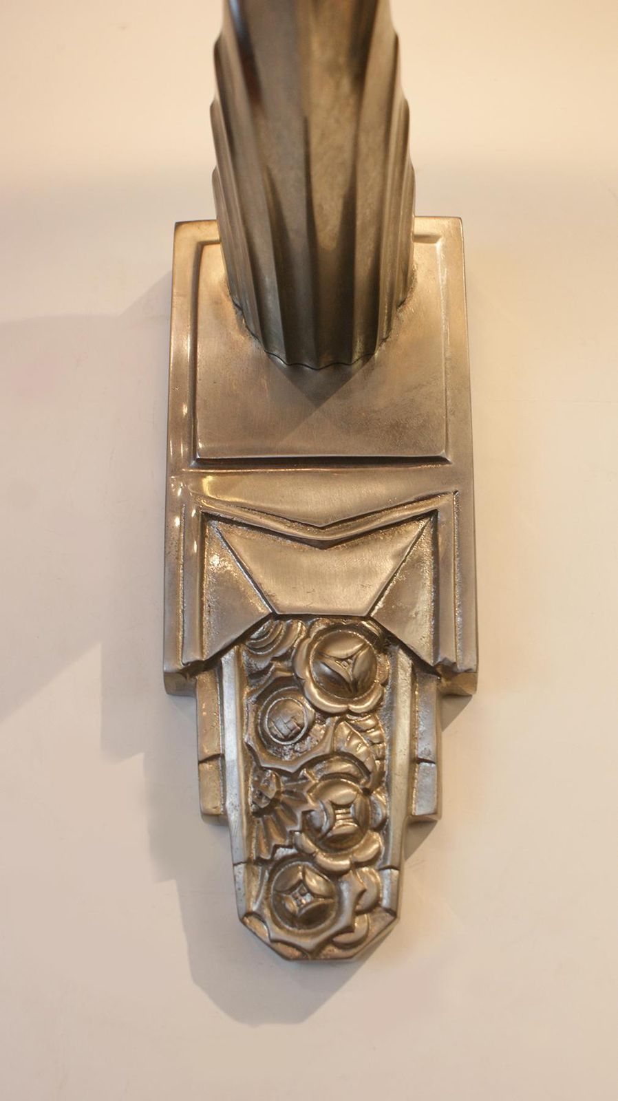 Gorgeous Pair Of French Art Deco Sconces Signed Muller Frères Luneville photo vinterior
