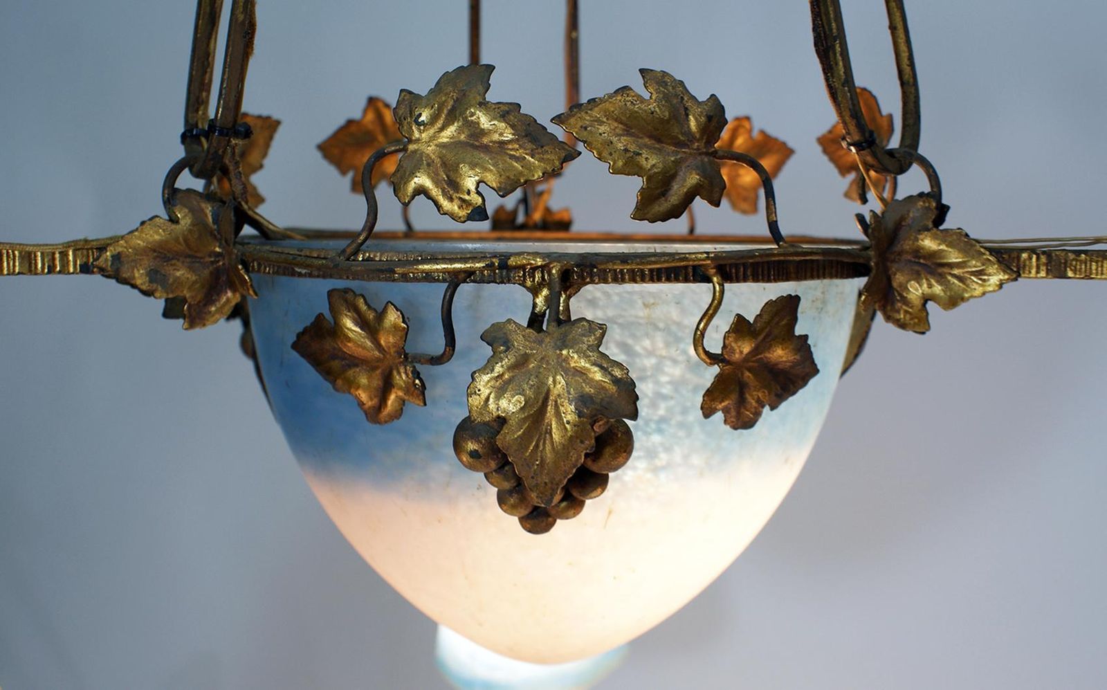 French Art Nouveau Chandelier Signed, “Rethondes”, Region “Hauts De France” photo furniture