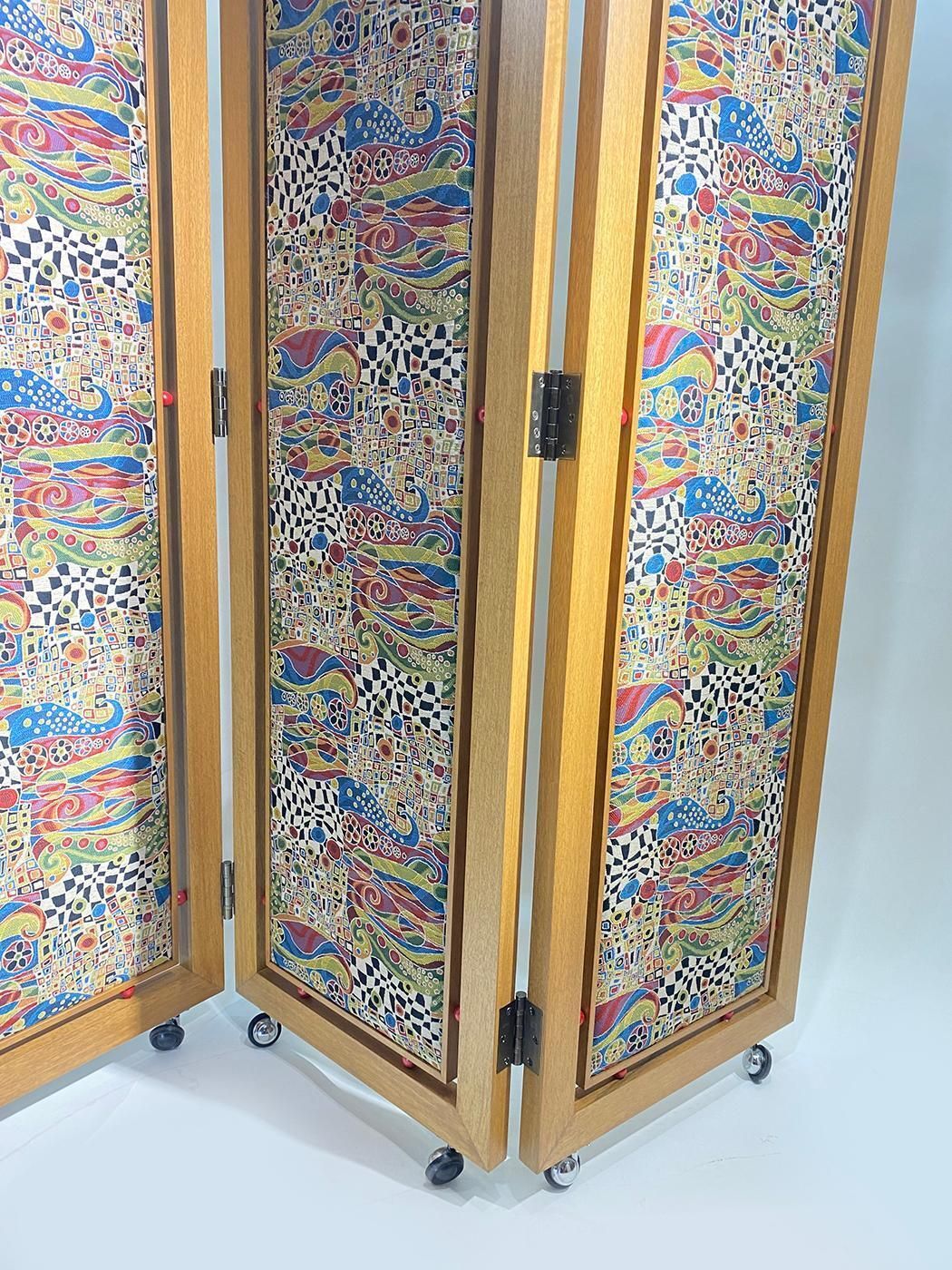 Original Beautiful "Paravent" Design In The Style Of Gustav Klimt photo for sale