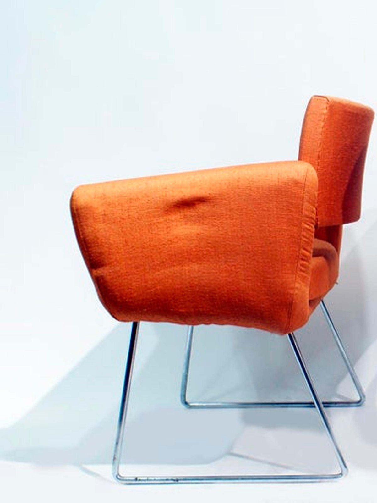Pair Of 760 Chairs By Joseph Andre Motte, France, 1957 For Steiner, Paris photo vintage