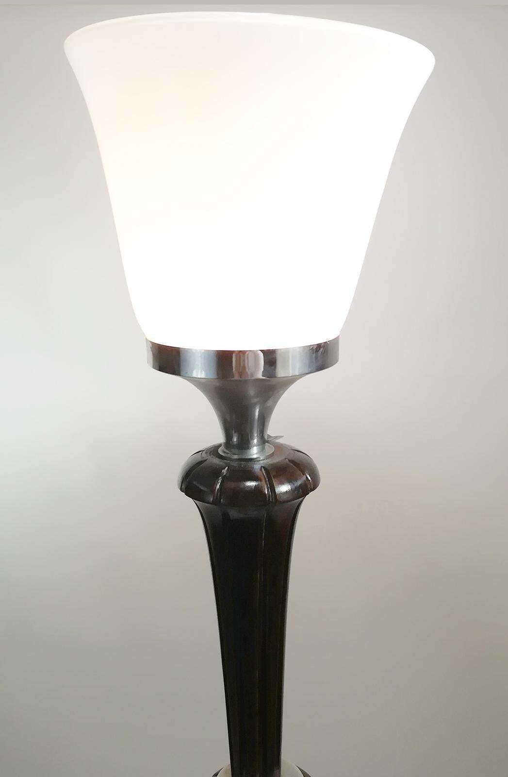 Mazda Art Deco Floor Lamp, Circa 1930 photo furniture