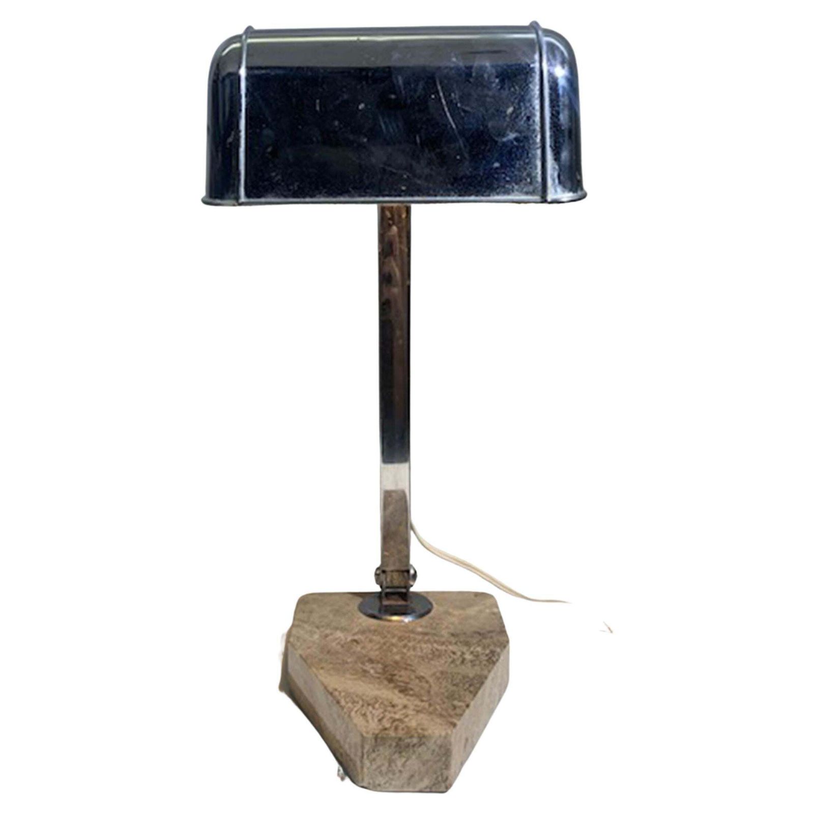 French "Fare" Desk/Banker's Lamp Chrome Adjustable Art Deco From 1930s