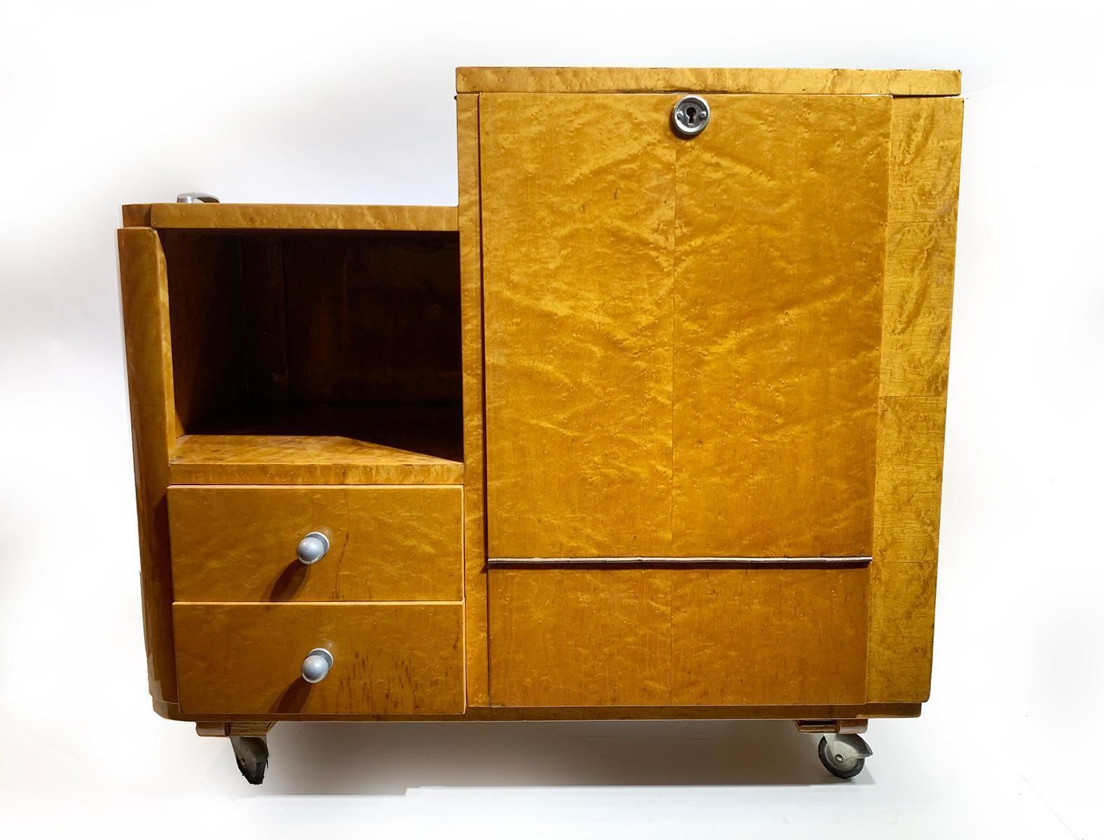 Art Deco Bar Cart, France, Circa 1940 photo furniture