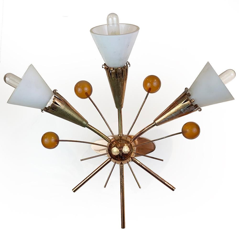 photo furniture Set Of Beautiful Mid Century Modern Stilnovo Style Sconces, Circa 1960