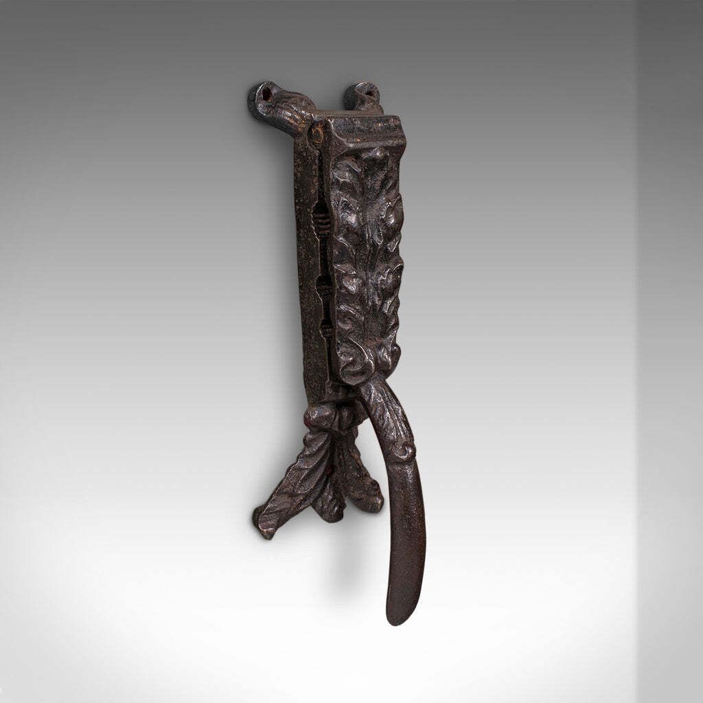 Antique Apothecary Cork Compressor, English, Door Knocker, Victorian, Circa 1850 photo vintage