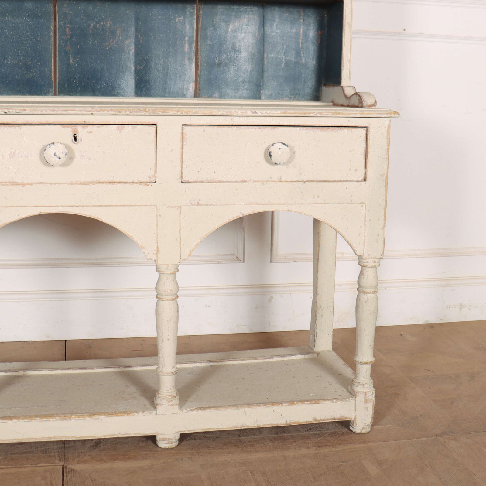 Welsh Potboard Dresser Base, 1800s photo for sale
