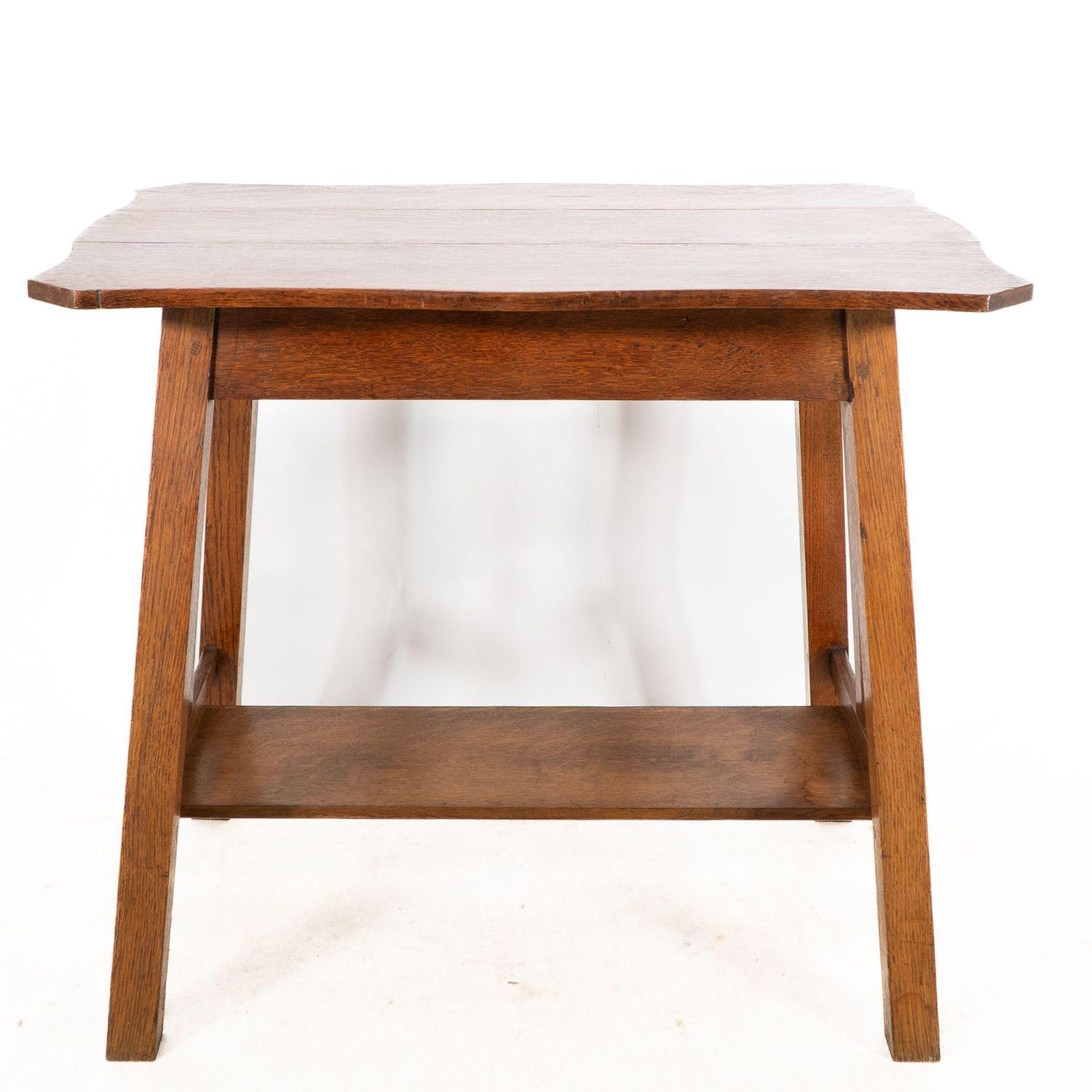 Liberty And Co. A Robust Arts And Crafts Oblong Oak Sidetable photo vinterior
