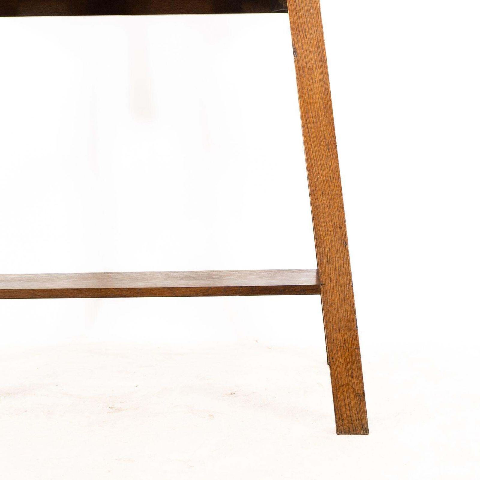Furniture Liberty And Co. A Robust Arts And Crafts Oblong Oak Sidetable photo