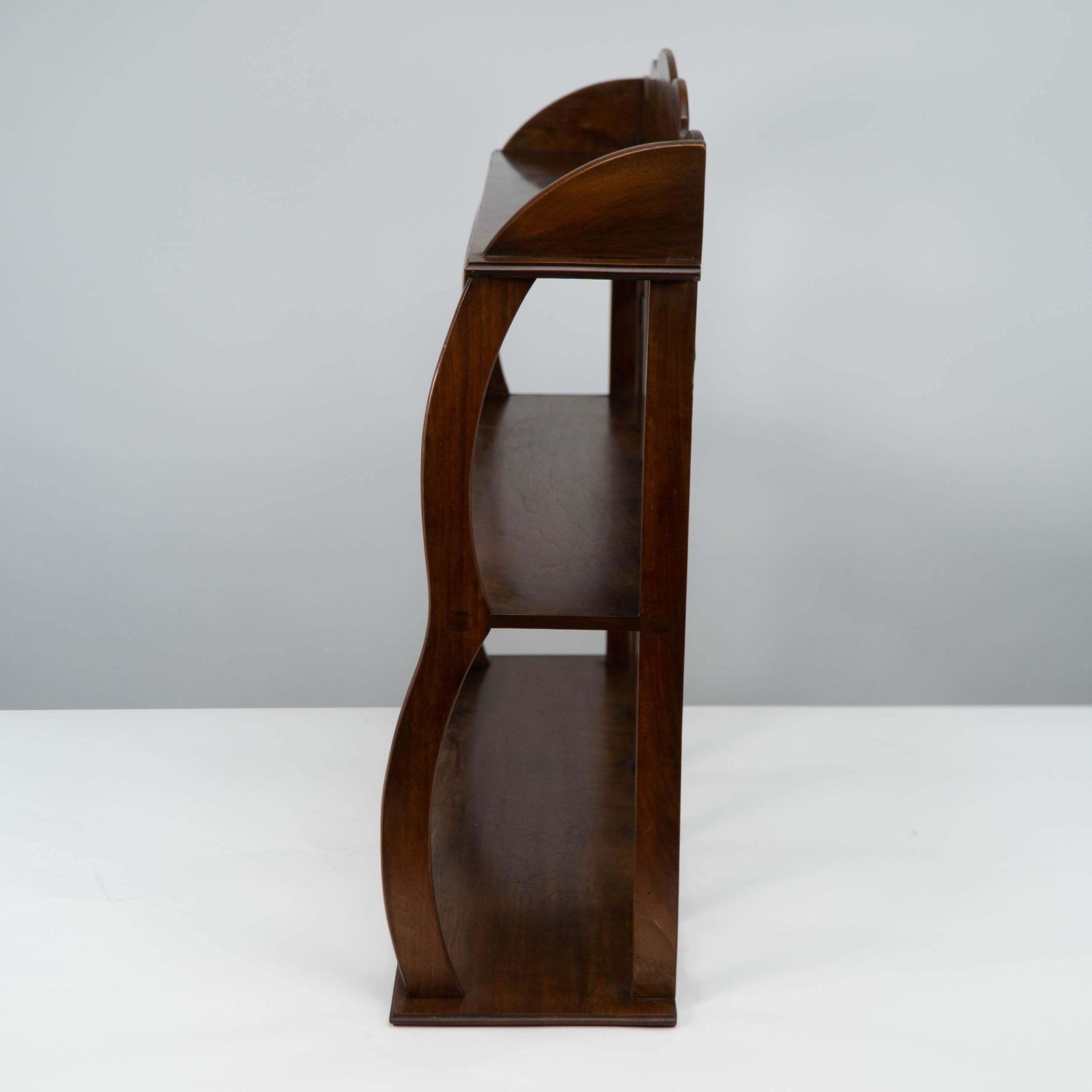 W. R. Lethaby. A Cotswold School Arts And Crafts Walnut Waterfall Wall Shelf photo Furniture