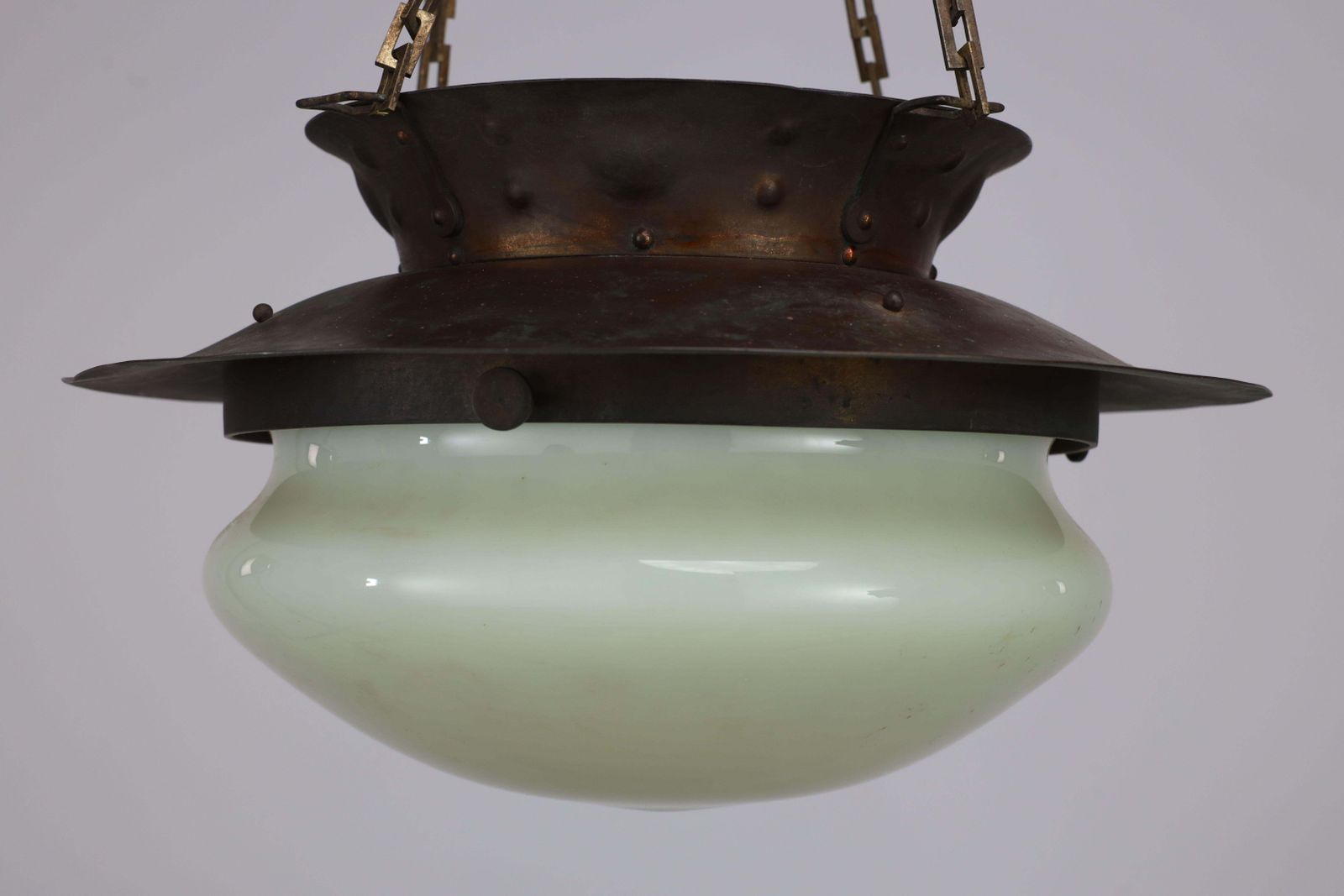 Birmingham Guild Of Handicraft. A Rare Arts And Crafts Circular And Copper Light photo 5200.0