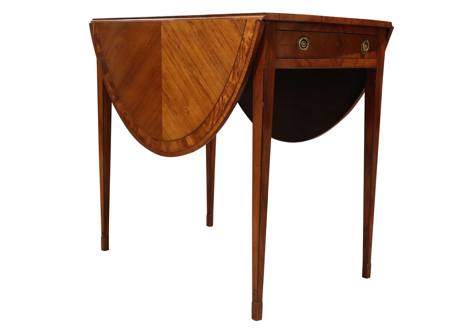 Georgian Kingwood And Satinwood Banded Pembroke Table, Circa 1800 photo Furniture